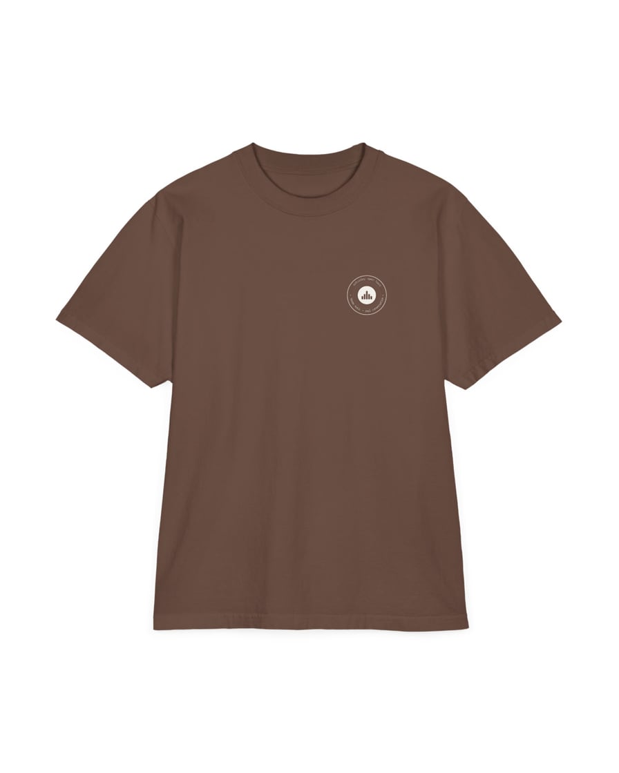 The Cassette Tee, Espresso, front