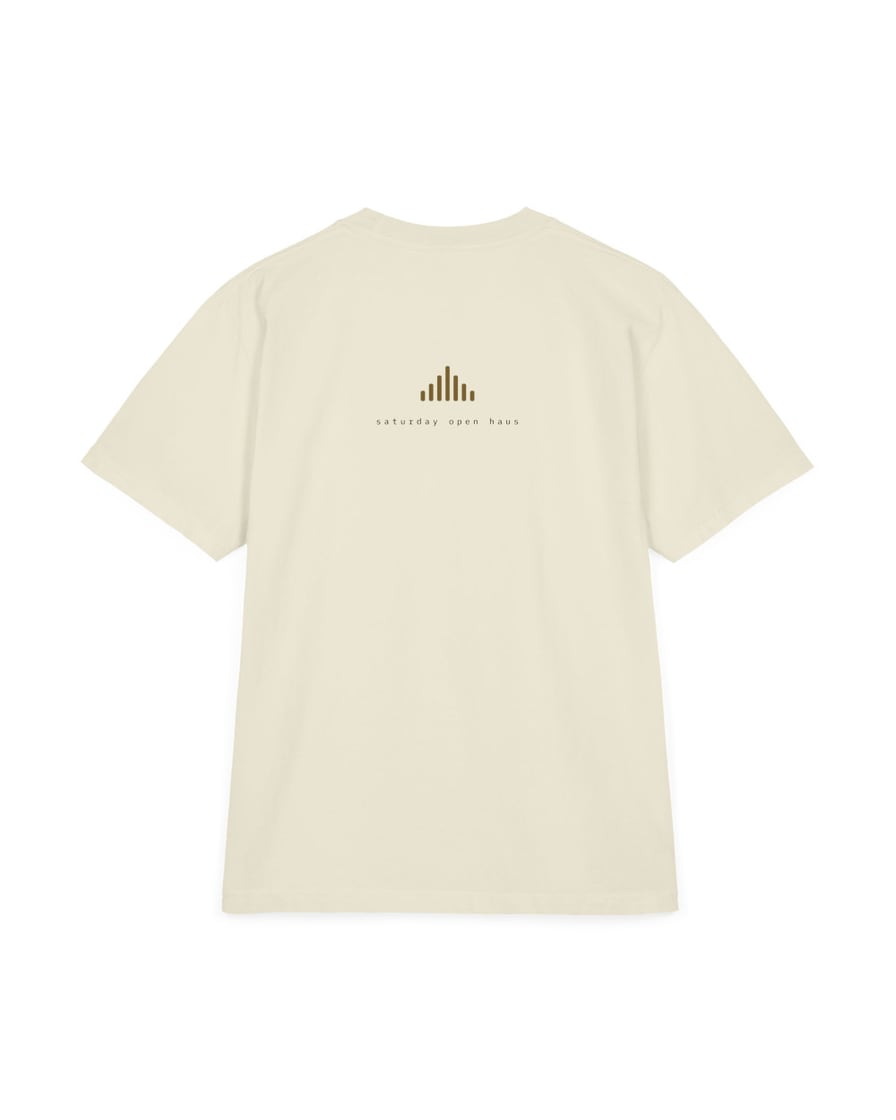 The Crew Tee, Cream, back